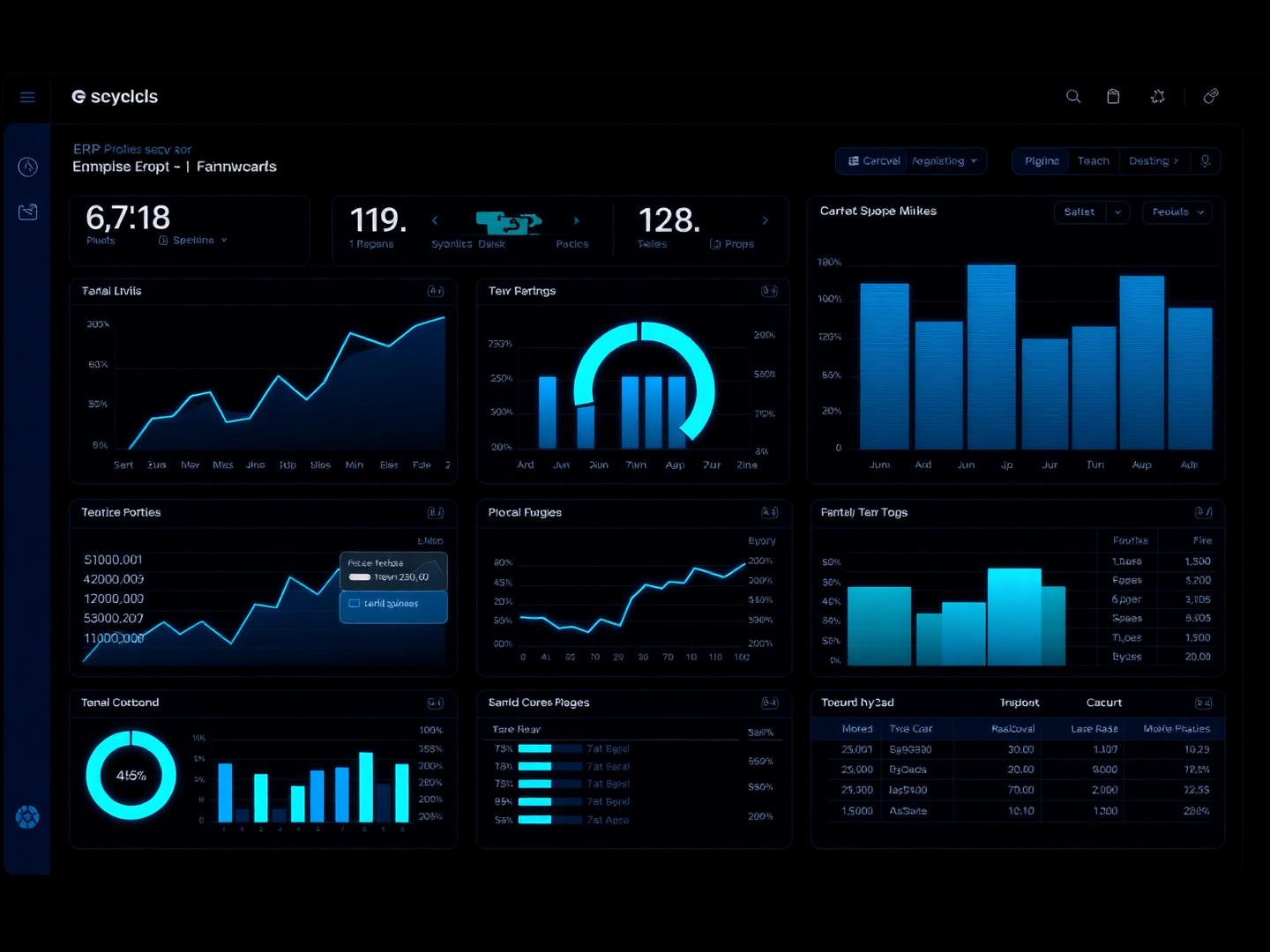 Meridian Manufacturing dispatch dashboard built by DOTFY showing live plant metrics